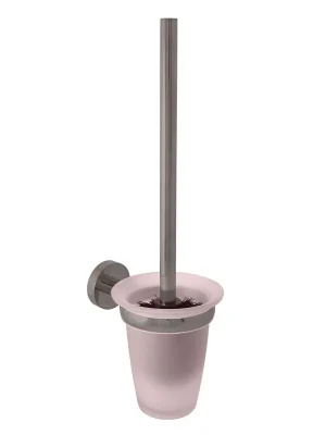 WC štětka, miska sklo Colorado, metal grey kartáčovaná (COA0500MGK) Bestel Nu