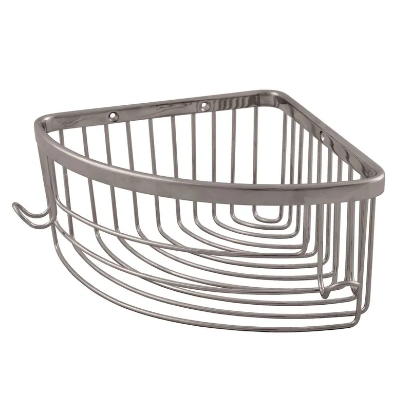 Direct Verzonden Polička drátěná rohová Colorado, metal grey lesklá (COA0801MGL)