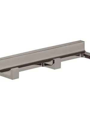 Vysoce Kvalitní Věšáček trojitý Nil, metal grey lesklá (NLA0105MGL)