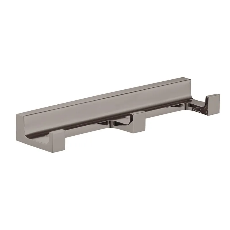 Vysoce Kvalitní Věšáček trojitý Nil, metal grey lesklá (NLA0105MGL)