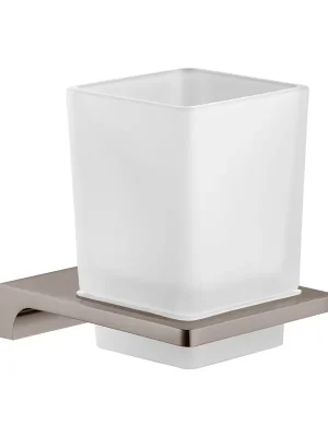 Actieprijs Držák kartáčků sklo Nil, metal grey lesklá (NLA0201MGL)