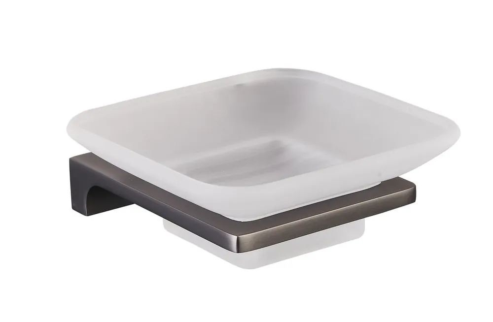 Bezpečná Platba Mýdlenka skleněná Nil, metal grey matná (NLA0300MG)