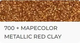 Favoriet Mapecolor Metallic Red Clay - práškový pigment ke smíchání s Kerapoxy Easy Design, kovový efekt (3DM083231)