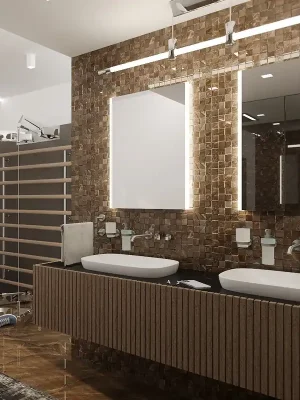 Vysoce Kvalitní LED zrcadlo 500x700 se dvěma dotykovými senzory (ZP 11001VX)