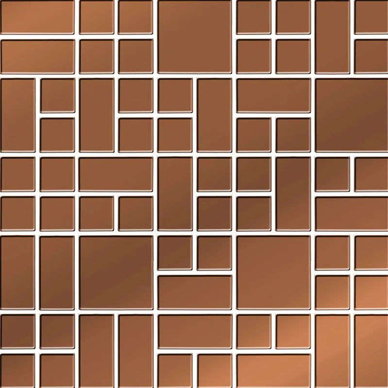 Koop Vandaag Copper Glass Mosaic - obkládačka mozaika sklo 25x25 lesk (164301)