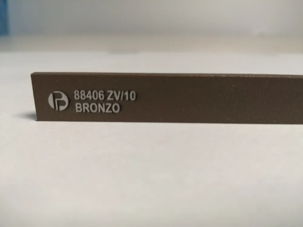 ZV/12,5 - profil pro venkovní roh, délka 270 cm, lakovaný hliník Trend Color Stone Bronzo - bronz (88486) Voordeelprijs