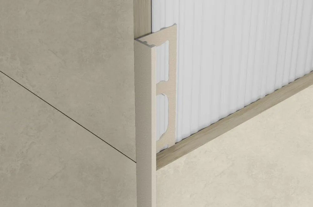 ZV/12,5 - profil pro venkovní roh, délka 270 cm, lakovaný hliník Trend Color Stone Sabbia - písek (88493) Laatste Kans