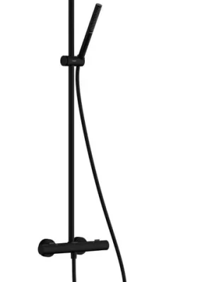 Favoriet Pulsify S Puro Showerpipe 260 1jet EcoSmart s termostatem Ecostat Fine, matná černá (24223670)
