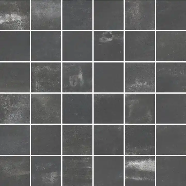 Actieprijs More! Mosaico Black/White - dlažba mozaika 30x30 černá mat (More! Mosaico Black/White)