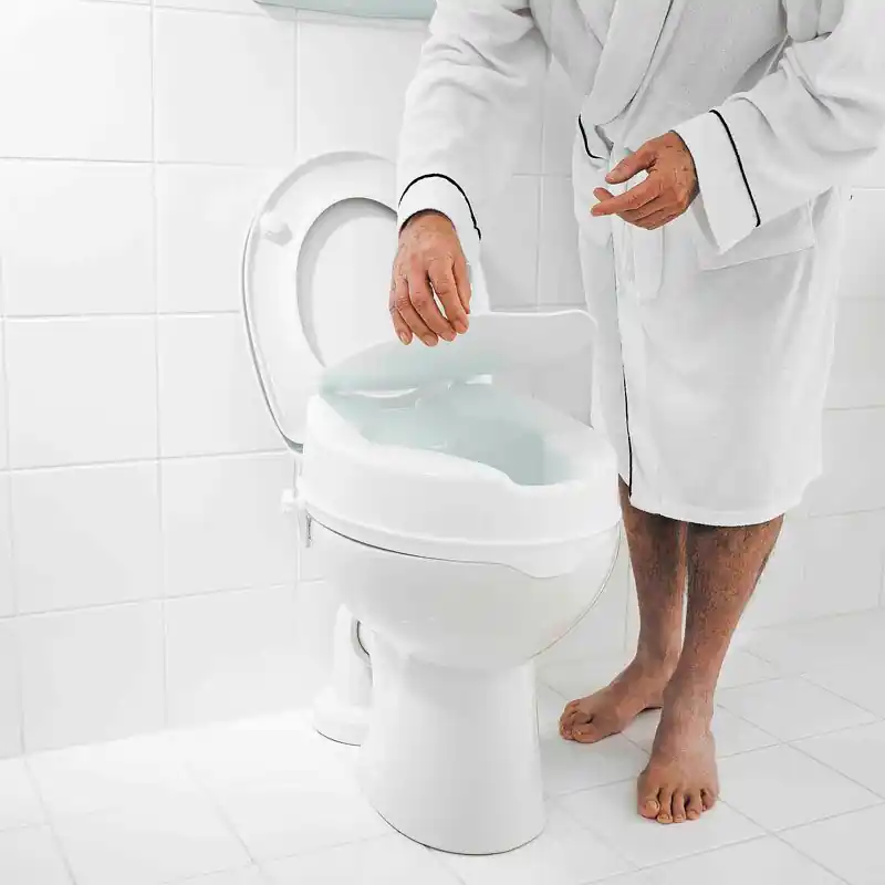 Handicap WC sedátko zvýšené 10 cm, bez madel, bílá (A0071001) Koopje