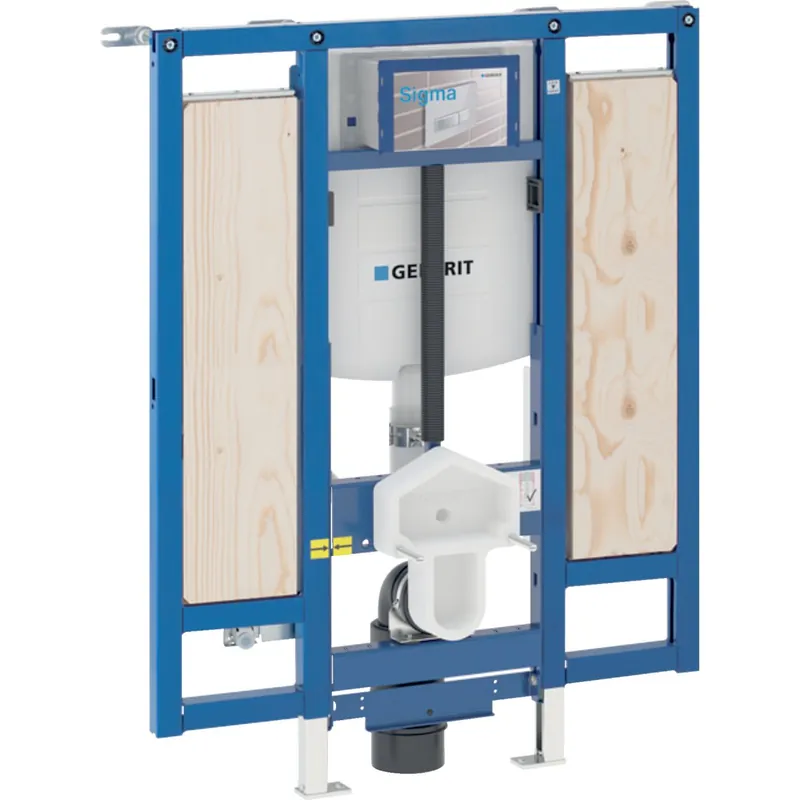 Ověřený Montážní prvek Geberit Duofix pro závěsné WC, 112 cm, se splachovací nádržkou pod omítku Sigma 12 cm, bezbariérový, WC výškově nastavitelné, pro podpěry (111.904.00.5)