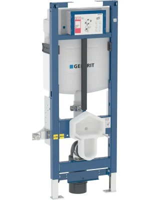 Certifikovaný Montážní prvek Geberit Duofix pro závěsné WC, 112 cm, se splachovací nádržkou pod omítku Sigma 12 cm, bezbariérový, WC výškově nastavitelné (111.396.00.5)