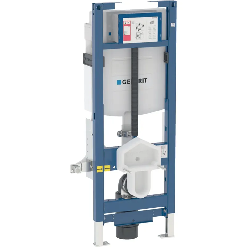 Certifikovaný Montážní prvek Geberit Duofix pro závěsné WC, 112 cm, se splachovací nádržkou pod omítku Sigma 12 cm, bezbariérový, WC výškově nastavitelné (111.396.00.5)