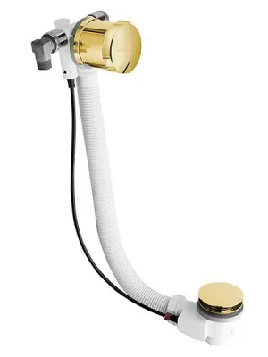 Vanová souprava s napouštěním, s bovdenem 575 mm, zlato (71684G) Speciale Aanbieding