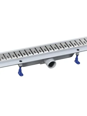 Actieprijs Klaver podlahový žlab s nerezovým roštem i pro dlažbu, L-910 mm, DN40 (73741)