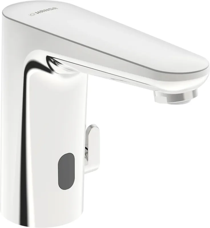 Hansaelectra - umyvadlová baterie, 3 V, Bluetooth, kompozit, vyložení 123 mm (91002219) Výprodej