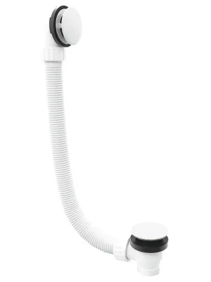 Must-Have Vanová souprava bez napouštění, click-clack, délka 1200 mm, zátka 72 mm, bílá (71858.10)