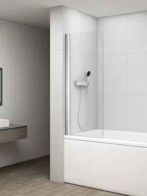Hete Deal Rota vanová zástěna otočná 650 mm, chrom, čiré sklo (FA650)