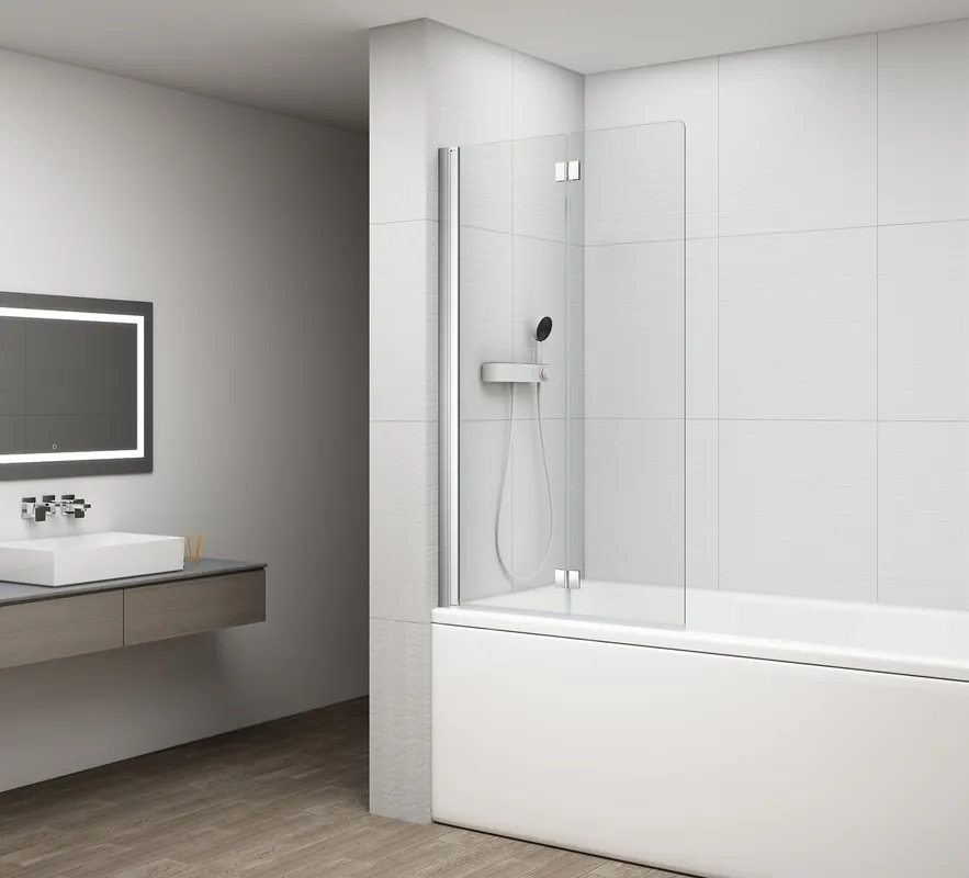 Speciale Akce Rota vanová zástěna skládací 900 mm, čiré sklo (FA900)