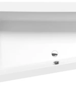 Andra L Slim asymetrická vana 170x90x45 cm, bílá (81111S) Lage Prijs