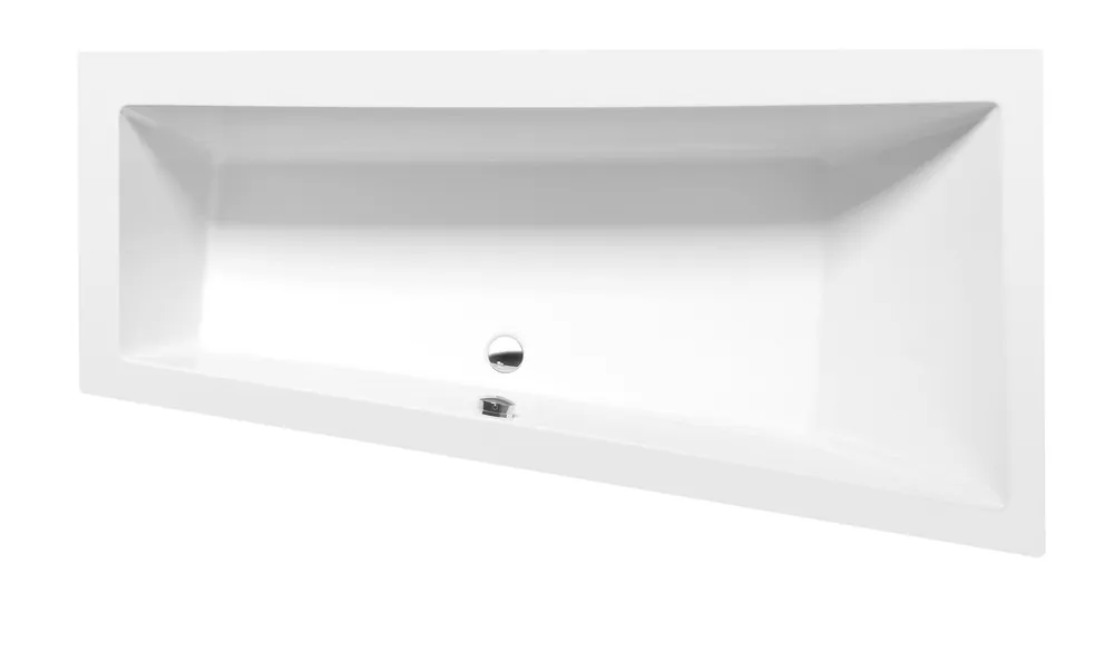 Alleen Vandaag Andra R asymetrická vana 170x90x45 cm, bílá mat (81511.11)