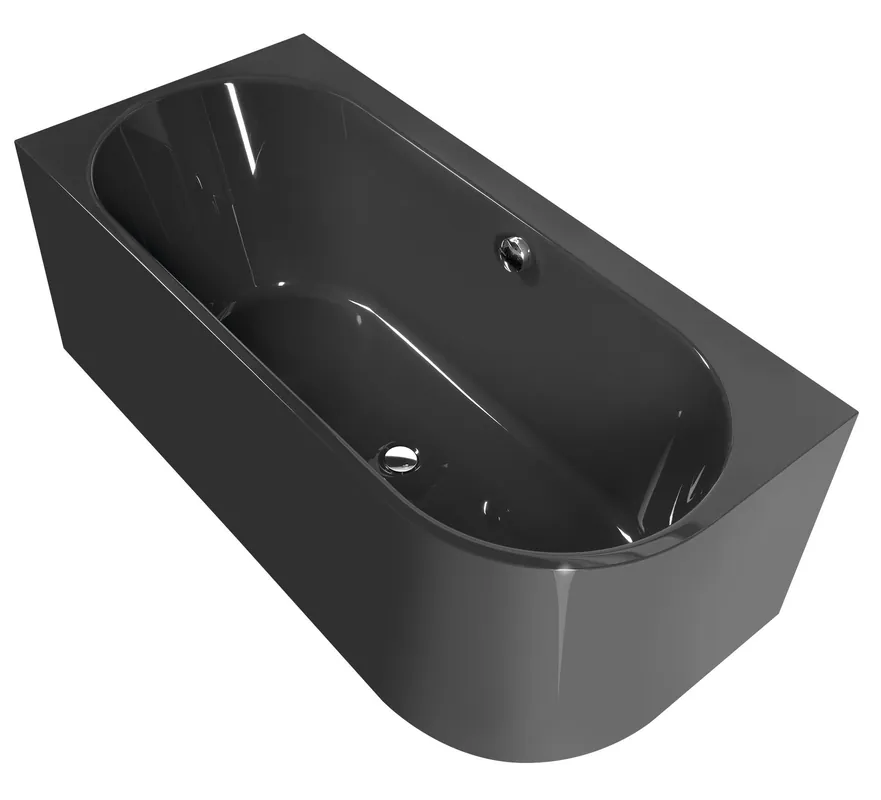 Exclusieve Akce Astra L Monolith asymetrická vana 160x75x60 cm, šedá (33611M.30)
