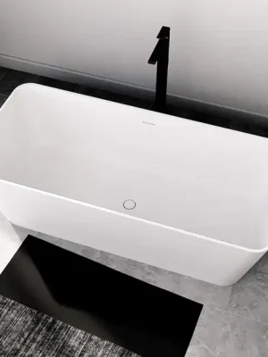 Leyla volně stojící vana, solid surface, 170x78x55 cm, bílá mat (92530) Výprodej
