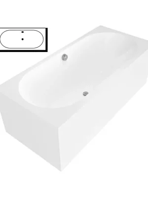 Astra BDR Monolith obdélníková vana 160x70x60 cm, bílá, hlava vpravo (32611MDR) Aanbieding