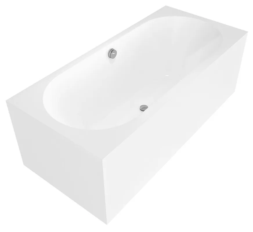 Astra BR Monolith obdélníková vana 160x70x60 cm, bílá (32611MR) Beperkte Voorraad