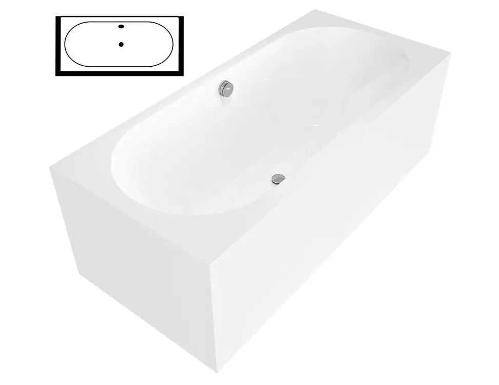 Ihned K Objednání Viva BD Monolith obdélníková vana 170x75x60 cm, bílá (88119MD)