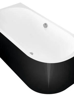 Časově Omezené Viva L Monolith asymetrická vana 180x75x60 cm, bílá/černá (72099MB)