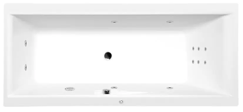 Cleo Hydro hydromasážní vana, 180x80x48 cm, bílá (95611H) Zlevněný