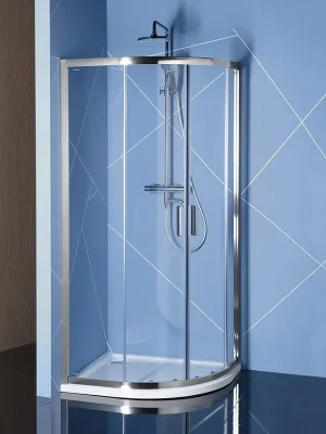 Odeslání Ihned Easy čtvrtkruhová sprchová zástěna 1200x800mm, L/R, čiré sklo (EL2315)