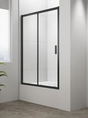 Blesková Nabídka Deep Black sprchové dveře 1200x1650mm, čiré sklo (MD1216B)