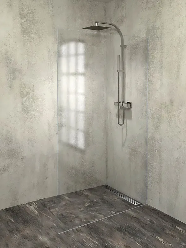Nejprodávanější Architex sada pro uchycení skla, podlaha-stěna, max. š. 1200mm, leštěný hliník (AL2112)