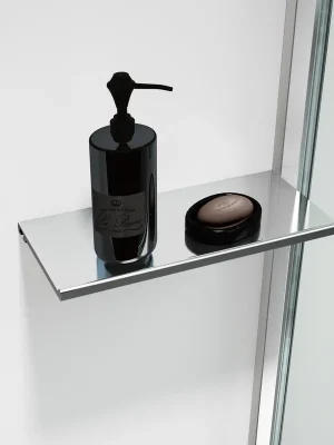 Bestseller Esca Shelf polička do profilu 230x120mm, chrom (ES8410)