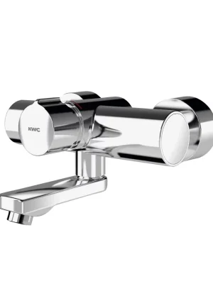 Korting F5S-Mix F5SM1003 - samouzavírací nástěnná baterie, vyložení 135 mm, průtok při 3 barech 0.1 l/s (2030032991)