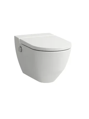 AKCE Cleanet Navia bílá mat - závěsný klozet+podomítkový modul+chrom lesk tlačítko (H8206917570001+lesklé tlačítko) Voordeelprijs