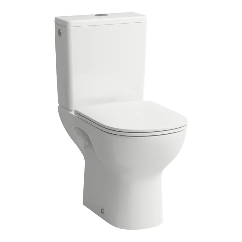 Lua - WC kombi stojící rimless Pack, odpad vodorovný, včetně nádržky a sedátka (H8670860009721) Finale Uitverkoop
