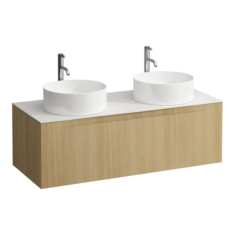Arun - zásuvkový element 1200, s jednou zásuvkou, s výřezem vlevo a vpravo, s vrchní deskou Ardesia Bianca vč. otvoru pro baterii (H4141291512501) Betrouwbaar