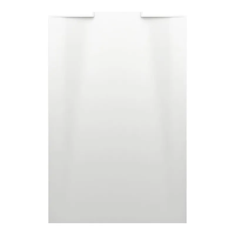 Populair Nia - sprchová vanička 120x80, obdélníková, odtok do stěny, Marbond bílá mat (H2100330000001)