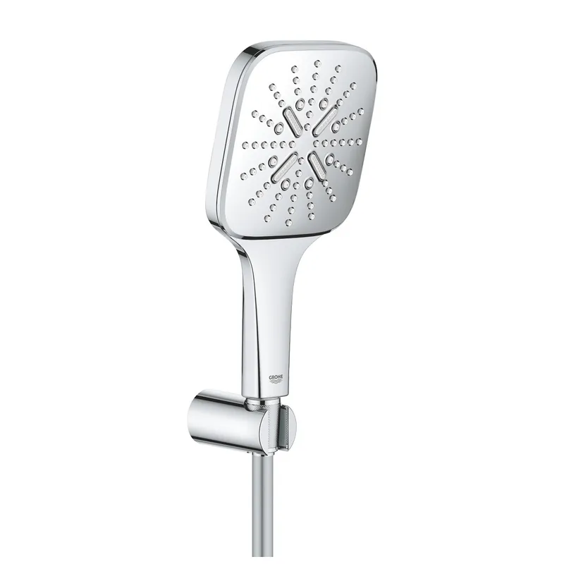 Rainshower SmartActive 130 Cube - set pro upevnění na zeď se 3 proudy, průtok 8,5 l/min (26589000) Must-Have