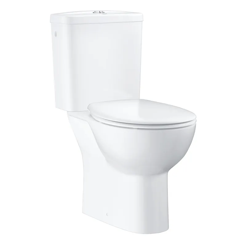 Bau Ceramic - kompletní WC sada, vodorovný odpad, včetně nádržky, boční napouštění a sedátka (39347000) Favoriet