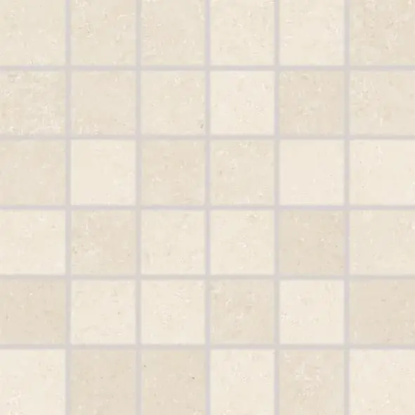 Base - dlaždice mozaika 5x5 světle béžová, tl. 9 mm (DDM05431) Korting