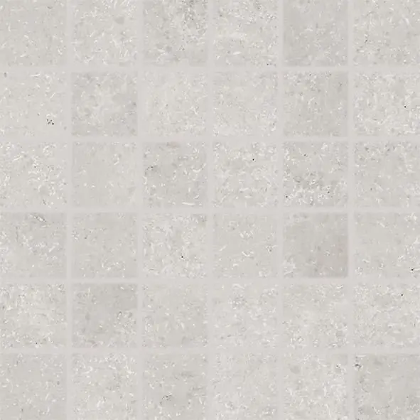 Base - dlaždice mozaika 5x5 světle šedá, tl. 9 mm (DDM05432) Koopje