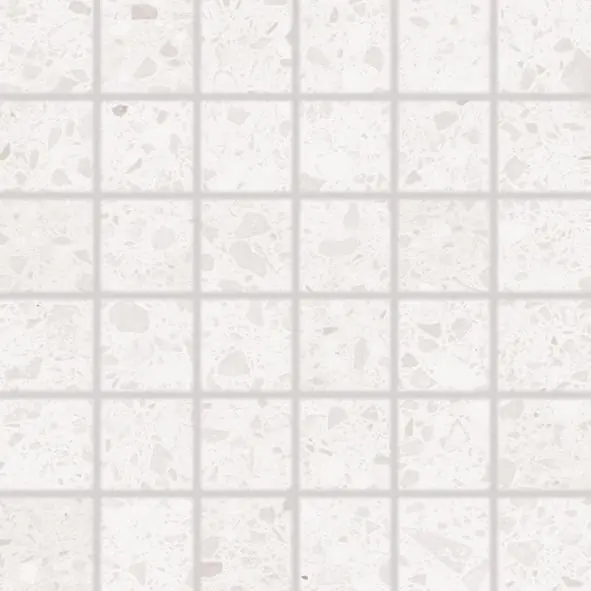 Aanbieding Porfido - dlaždice mozaika 5x5 bílá, tl. 9 mm (DDM05810)