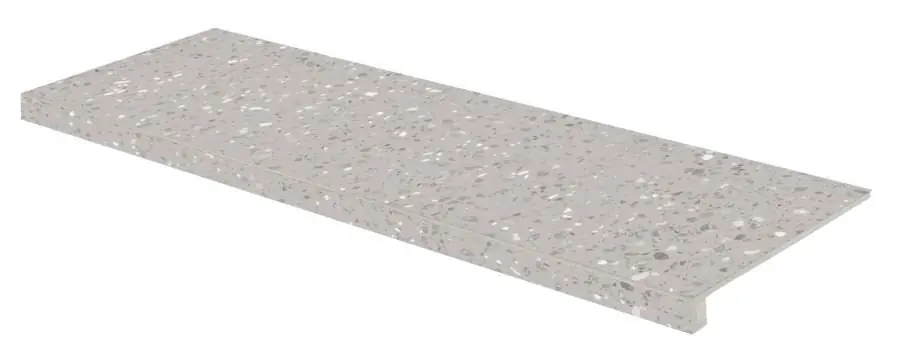 Dagaanbieding Porfido - schodová tvarovka rektifikovaná 29,8x119,8 šedá, tl. 9 mm (DCFVD811)