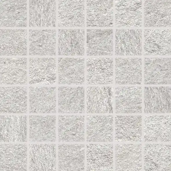 Alleen Vandaag Quarzit - dlaždice mozaika 5x5 šedá, tl. 9 mm (DDM05737)