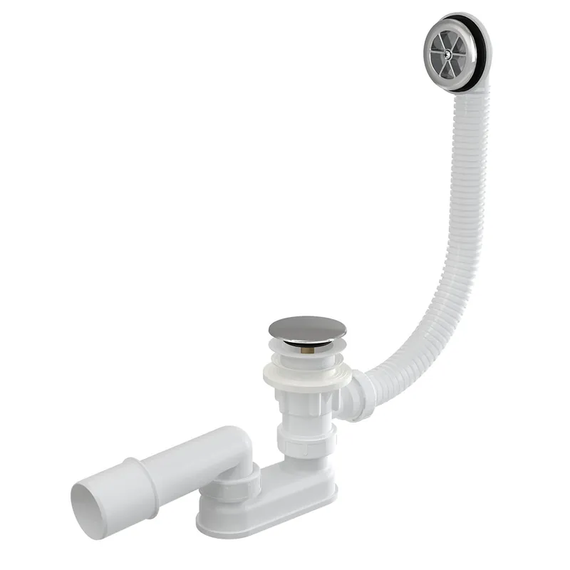 Rechtstreeks Van De Fabrikant Sifon vanový click/clack, chrom, délka 57 cm (A505CRM)