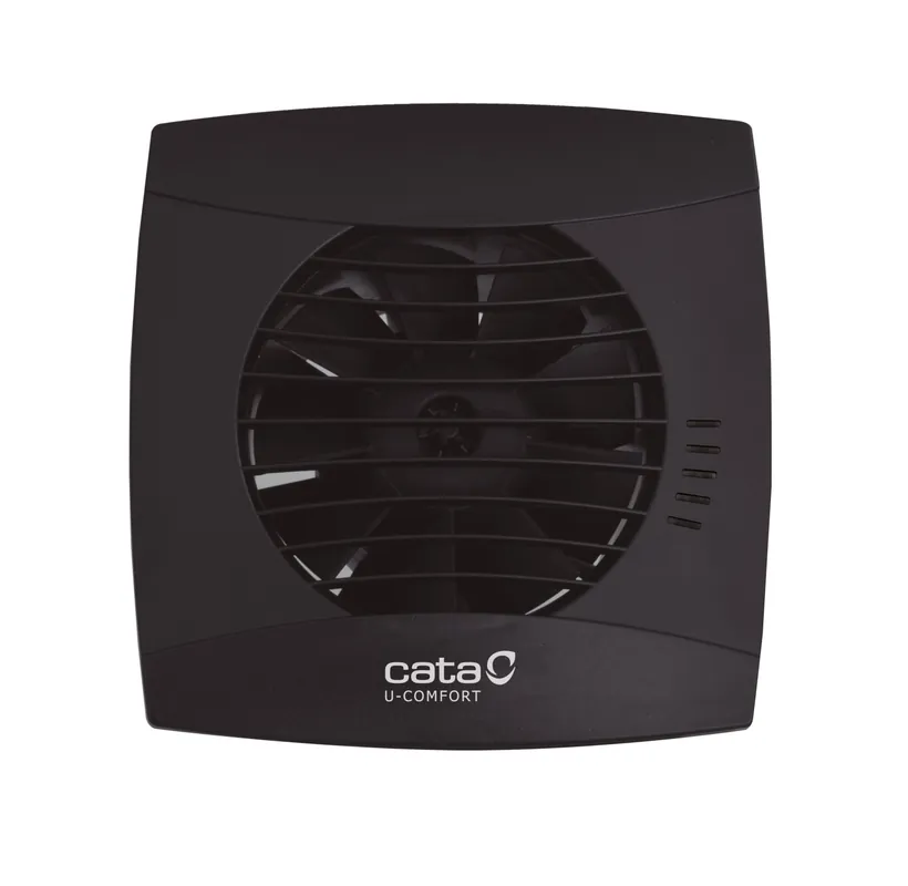 CATA UC 10 Black Timer - nástěnný ventilátor, doběhový časovač, černý (01202100) Koop Vandaag